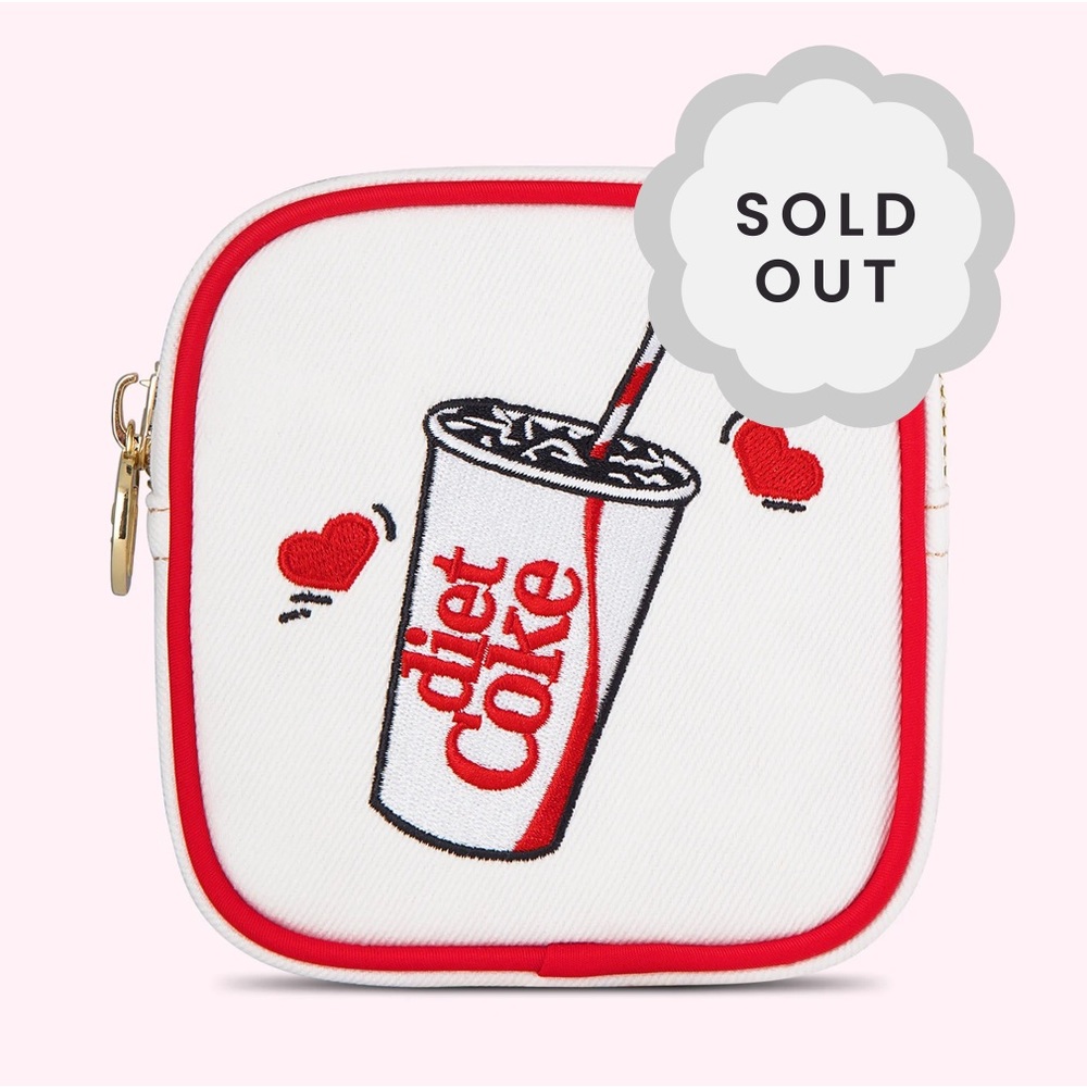 SCL x Diet Coke embroidered mini pouch ♥️